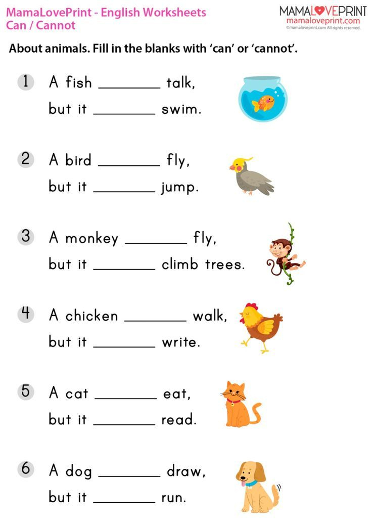 20 Grade 1 English Worksheets for Kids Grammar