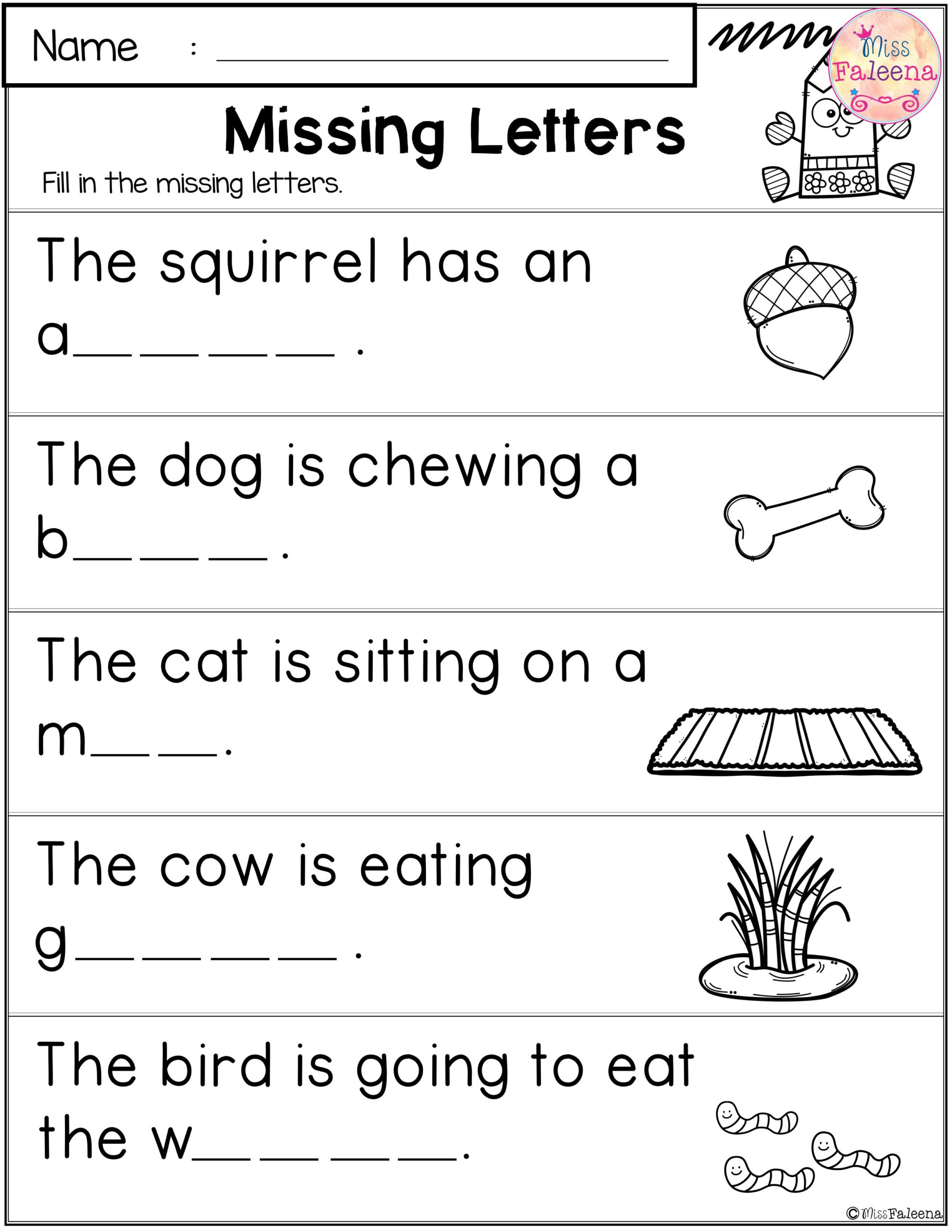 20 Grade 1 English Worksheets for Kids Grammar