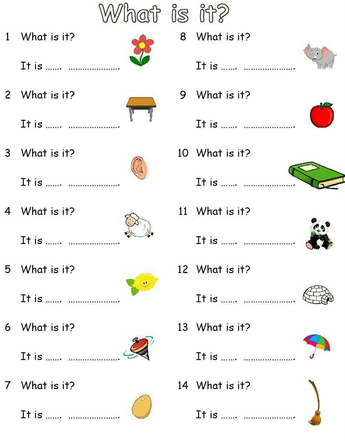 20 Grade 1 English Worksheets for Kids Grammar