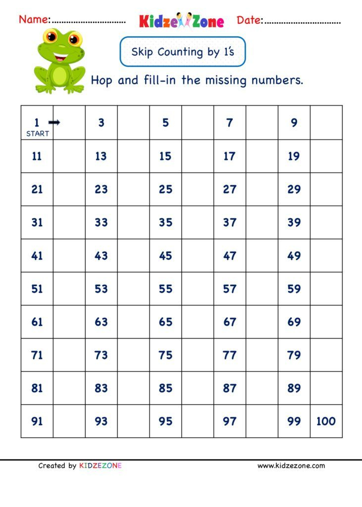 20 Grade 1 Math Worksheets Free Printable Skip Counting 20 Grade 1 Math Worksheets Free Printable Skip Counting