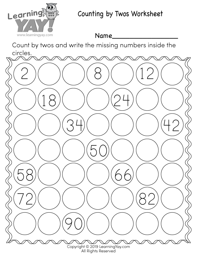 20 Grade 1 Math Worksheets Free Printable Skip Counting