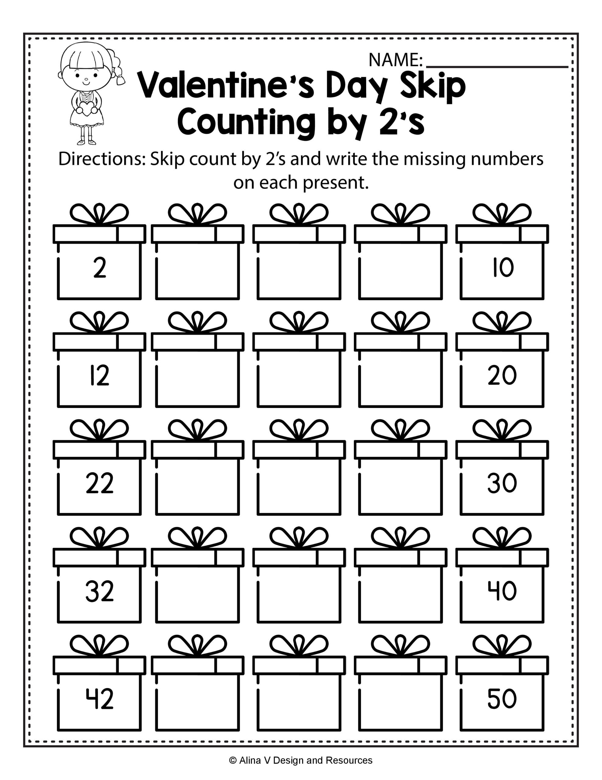 20 Grade 1 Math Worksheets Free Printable Skip Counting – Printable PDF ...