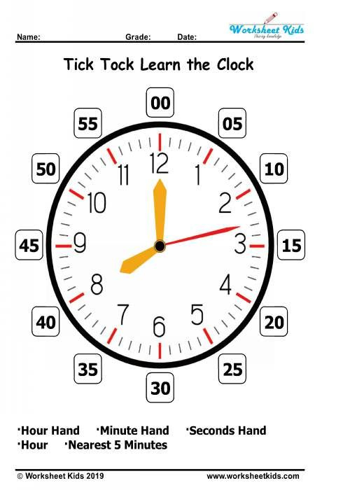 20 Grade 3 Math Worksheets Telling Time