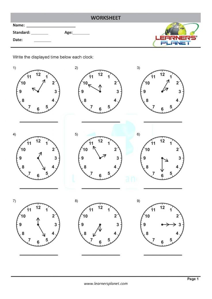 20 Grade 3 Math Worksheets Telling Time