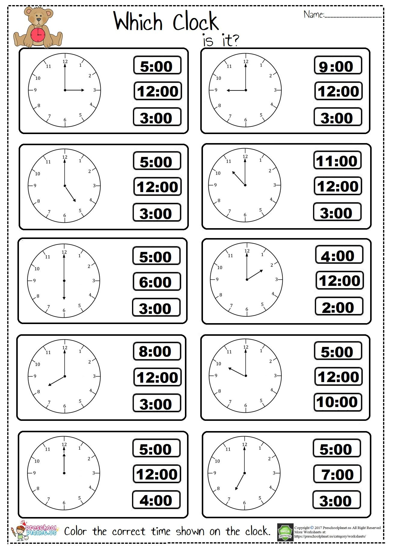 20 Grade 3 Math Worksheets Telling Time