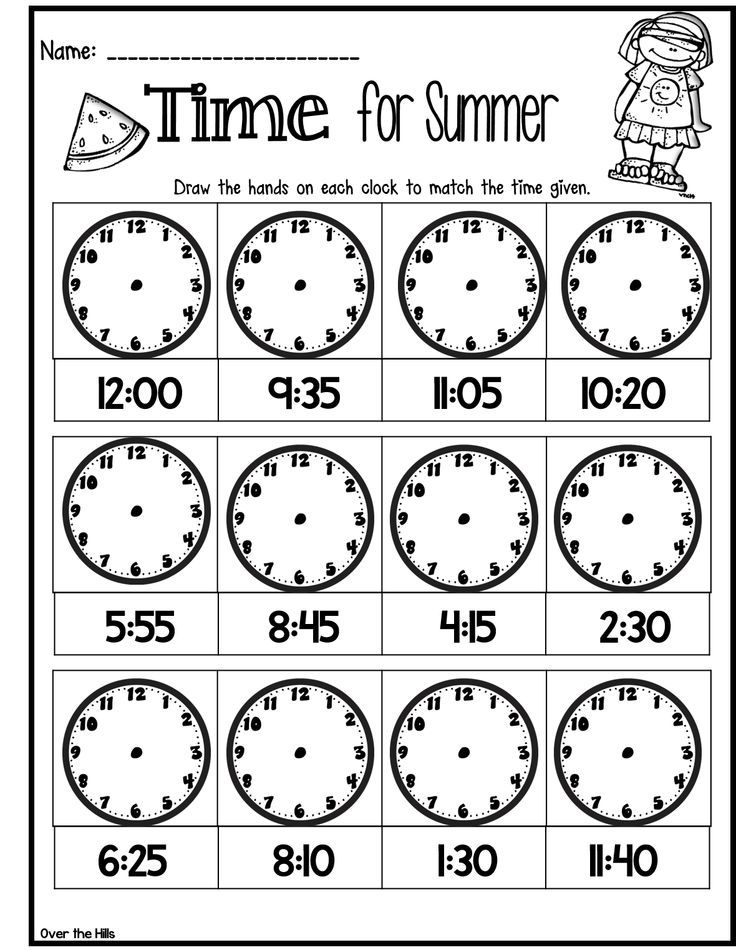 20 Grade 3 Math Worksheets Telling Time