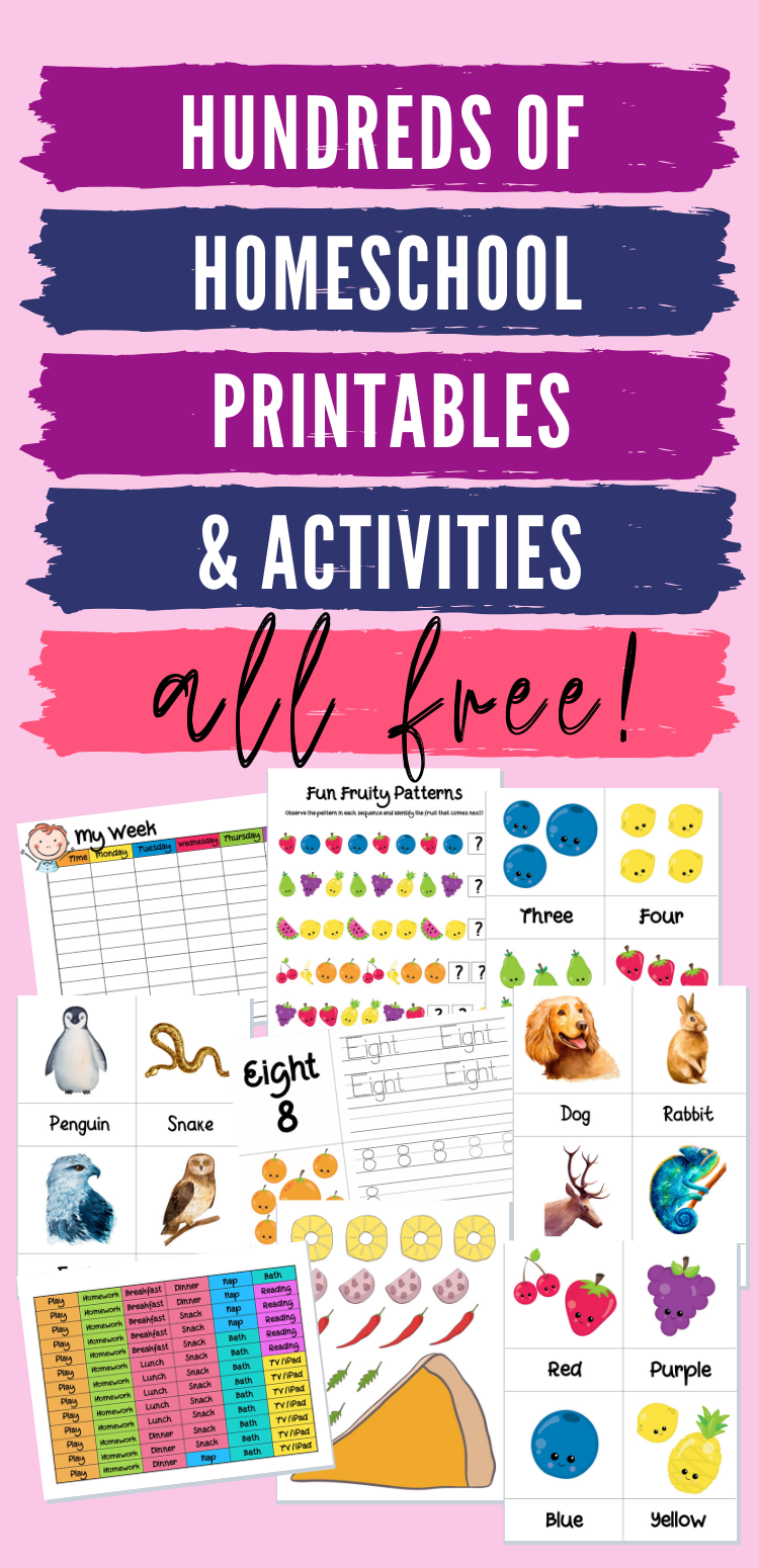 20 Homeschool Kindergarten Printables Free Worksheets