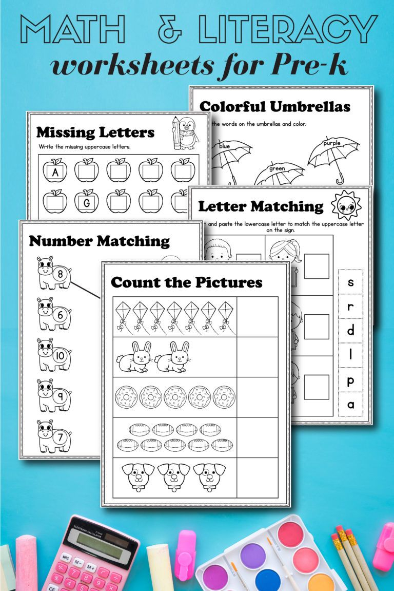 20 Homeschool Kindergarten Printables Free Worksheets