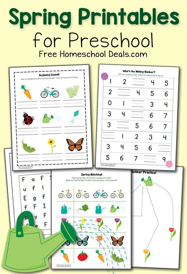 20 Homeschool Kindergarten Printables Free Worksheets