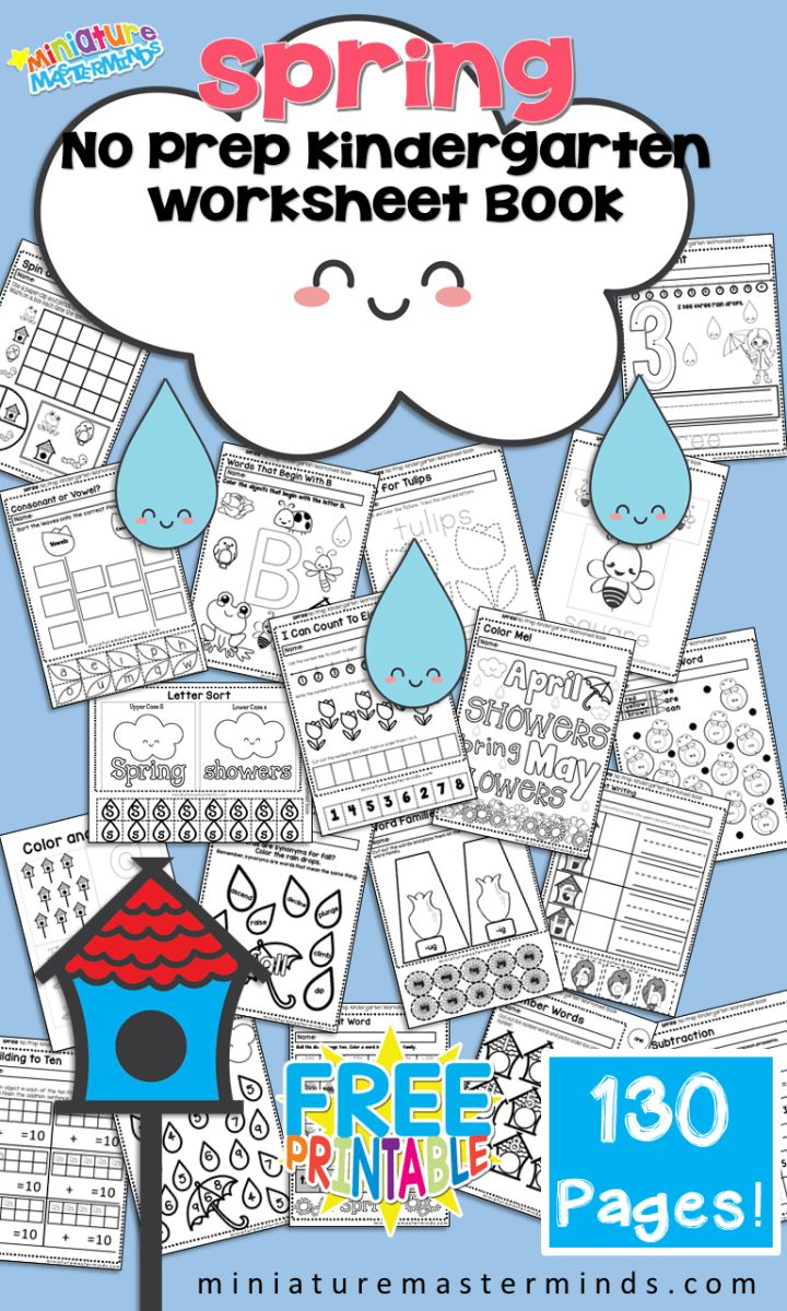 20 Homeschool Kindergarten Printables Free Worksheets