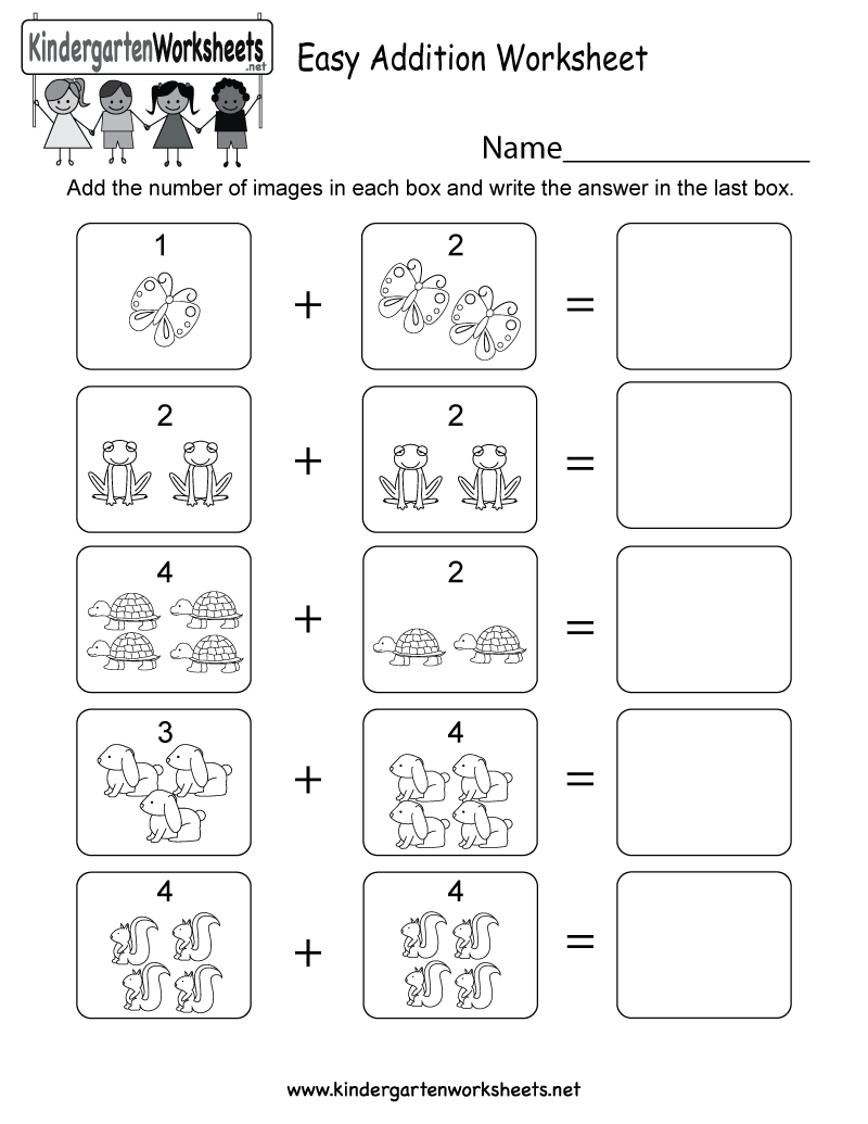 20 Kindergarten Addition Worksheets With Pictures