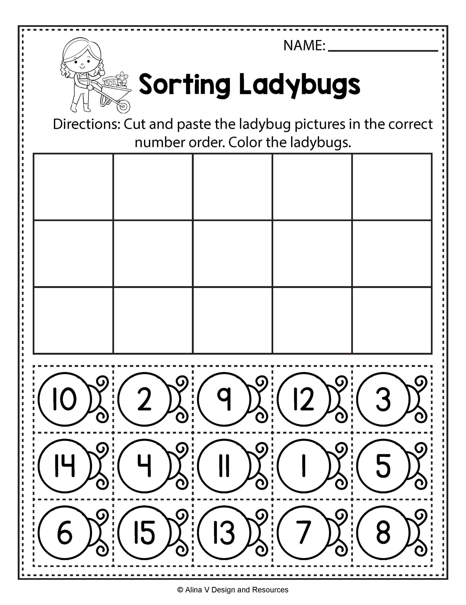 20 Kindergarten Math Worksheets Free Cut And Paste