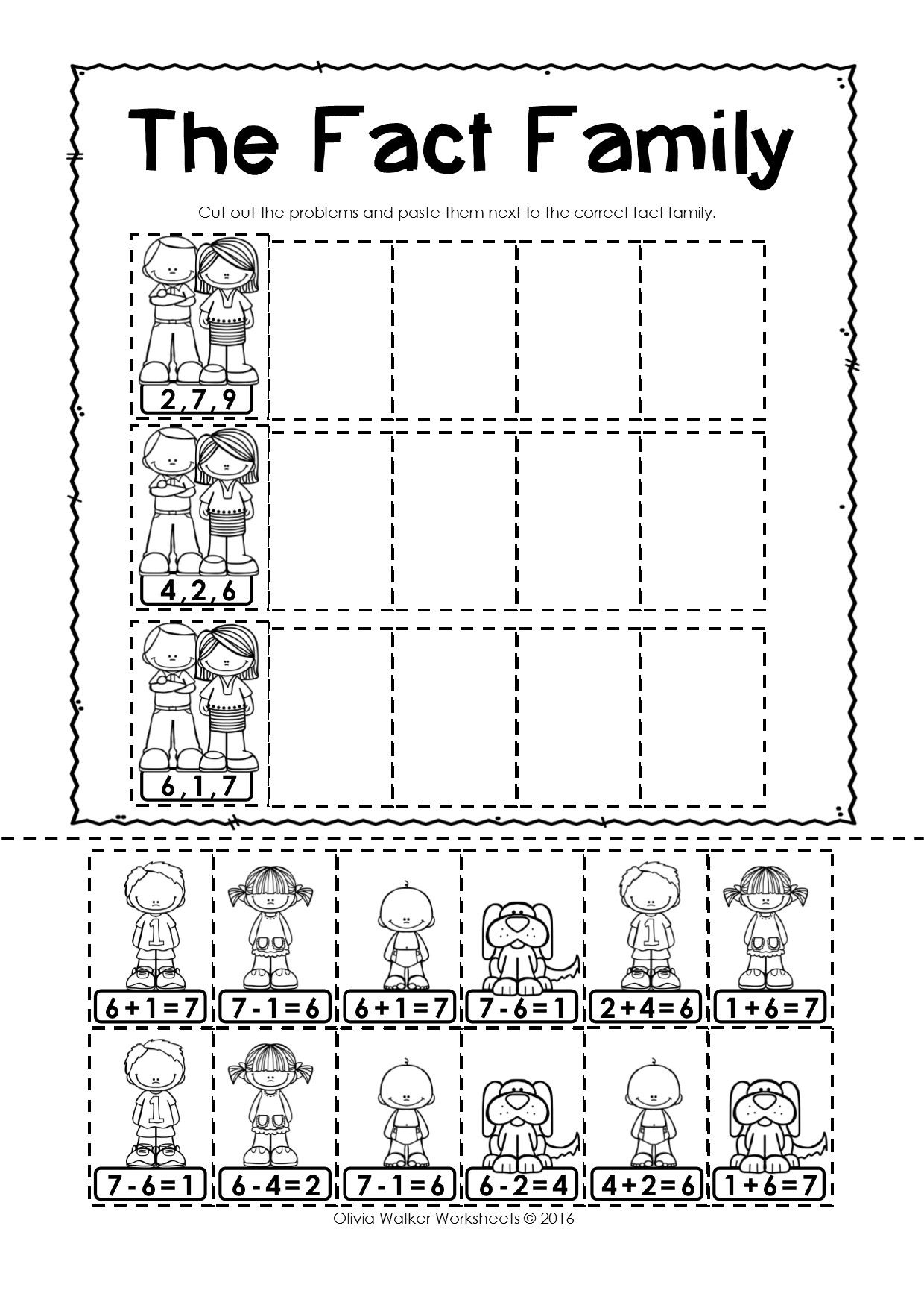 20 Kindergarten Math Worksheets Free Cut And Paste