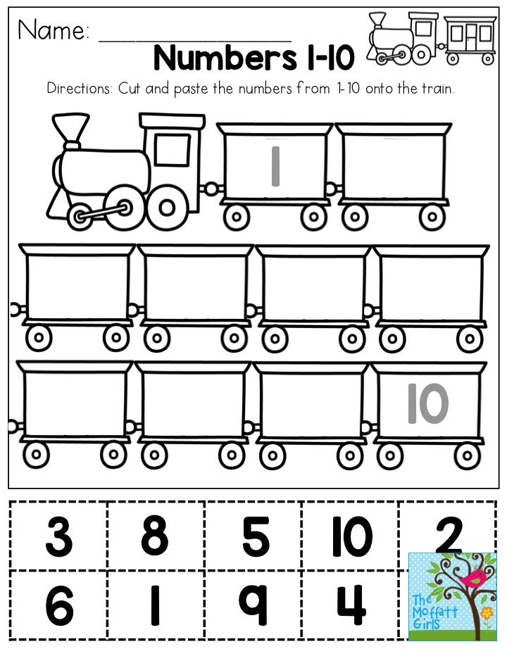 20 Kindergarten Math Worksheets Free Cut And Paste