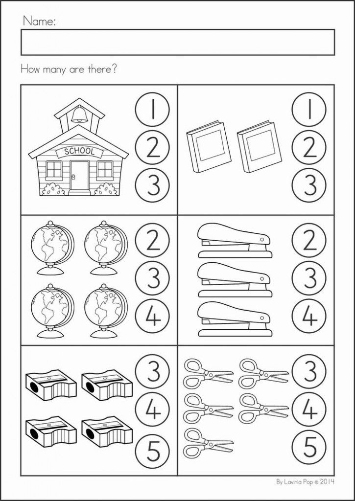 20 Kindergarten Worksheets Number 3
