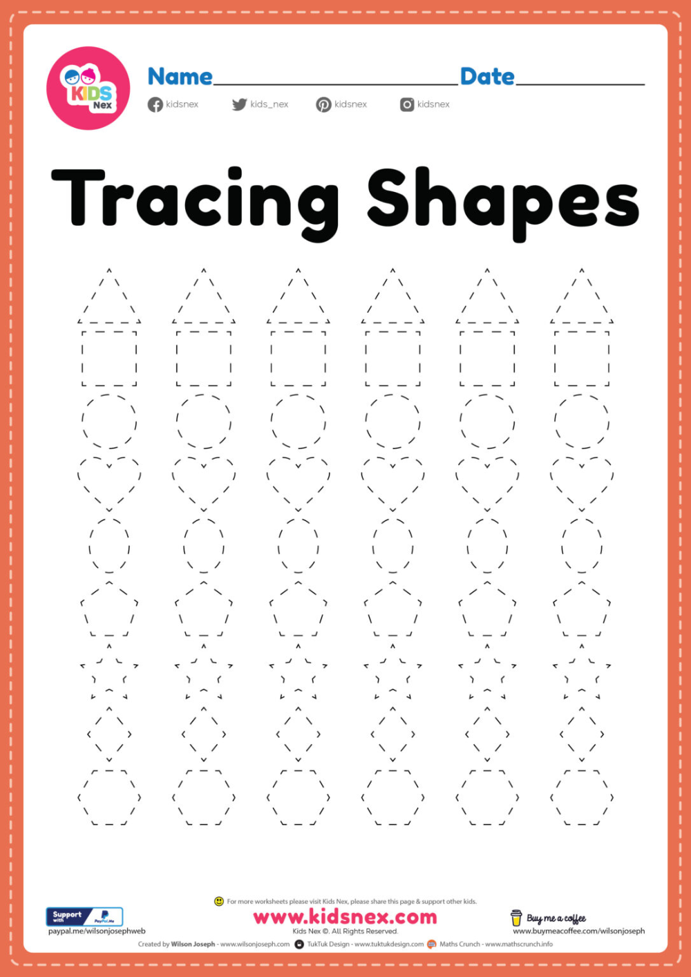 20 Kindergarten Worksheets On Shapes