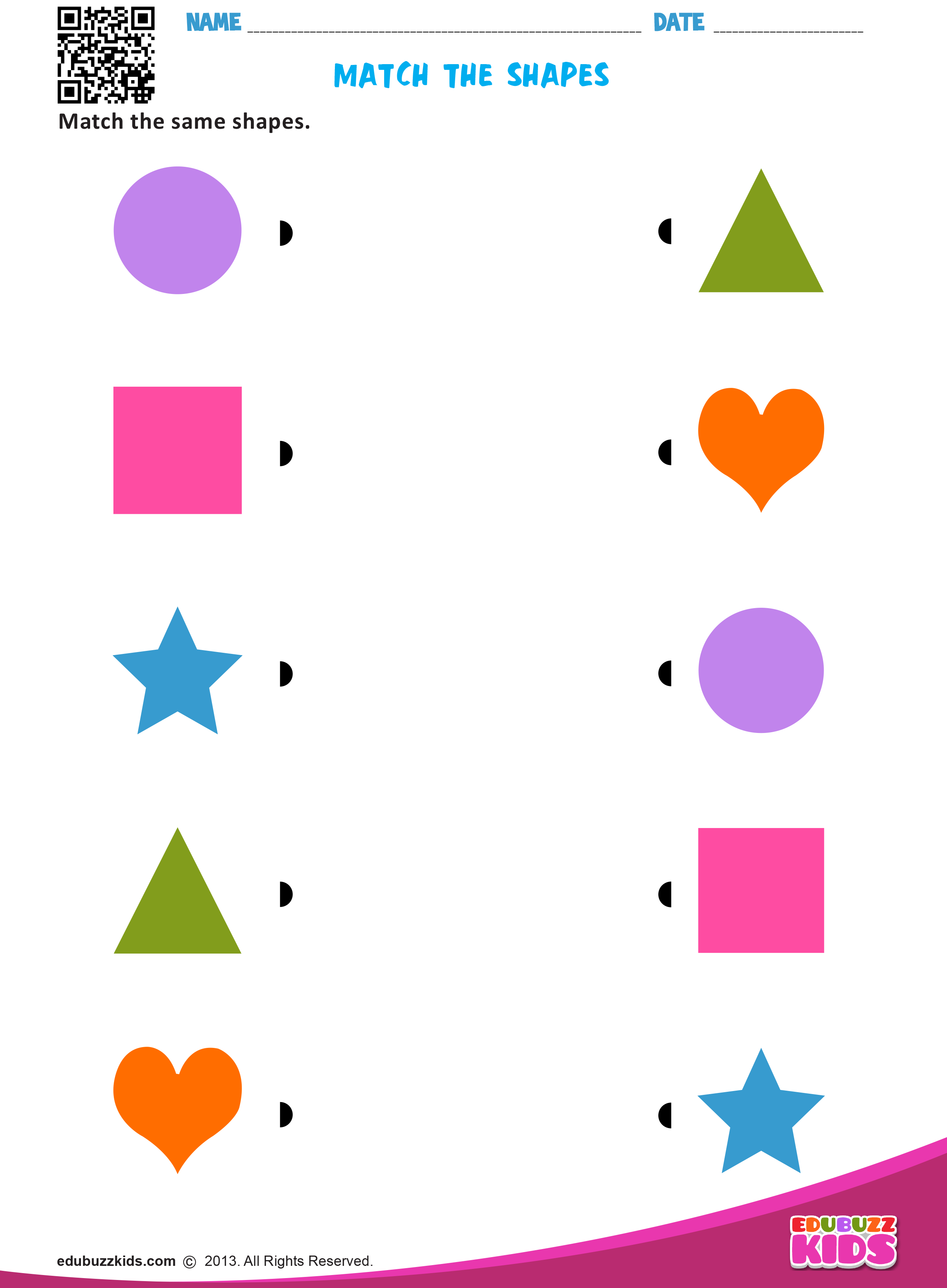20 Kindergarten Worksheets On Shapes