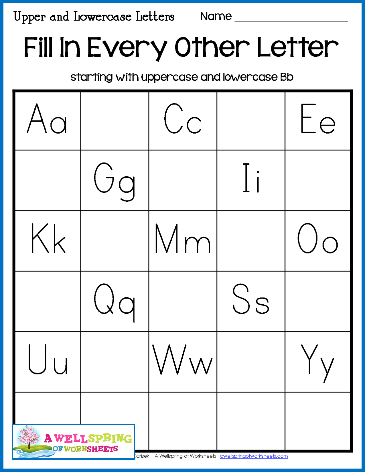 20 Learning Letters Kindergarten Printable Worksheets