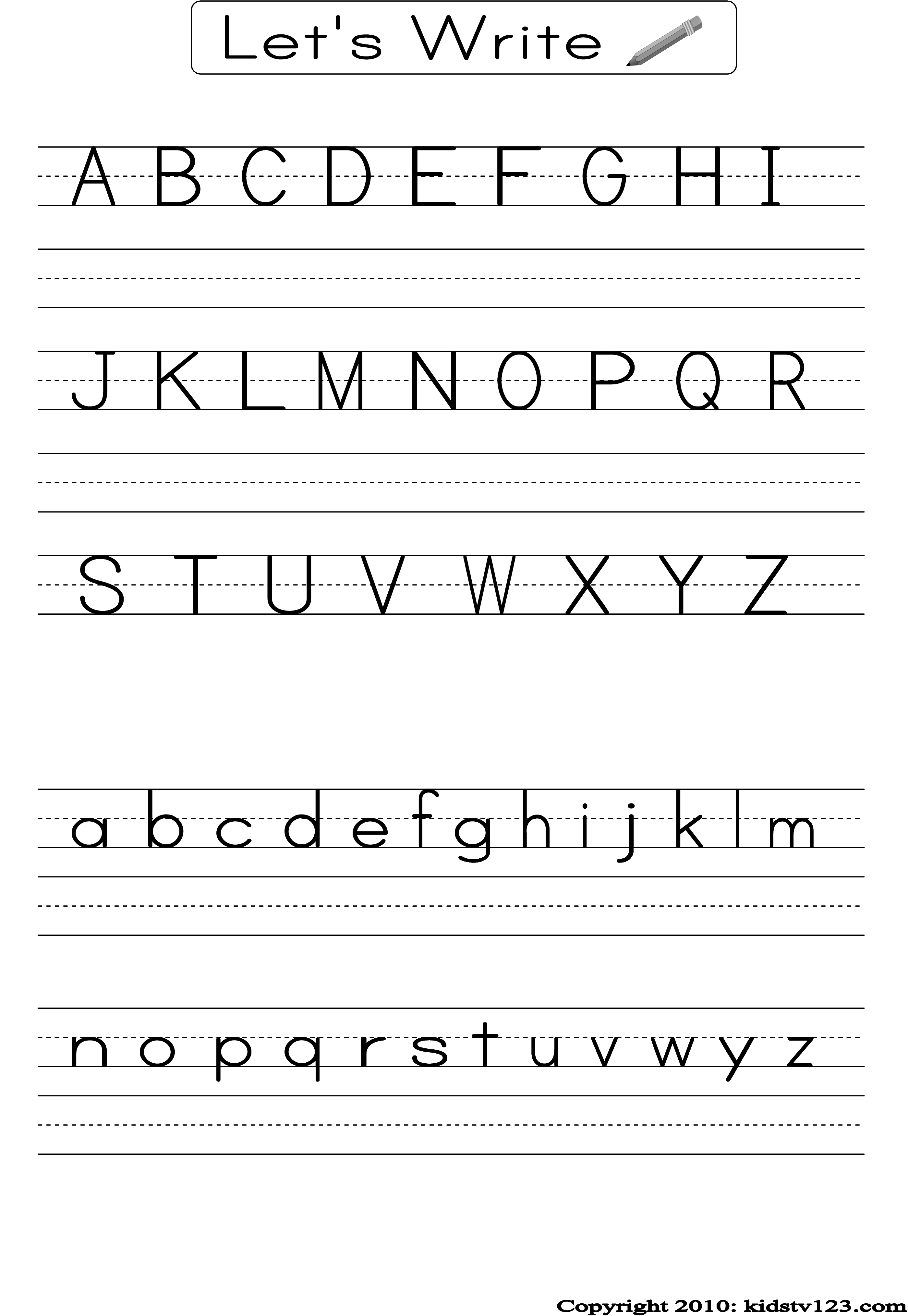 20 Learning Letters Kindergarten Printable Worksheets