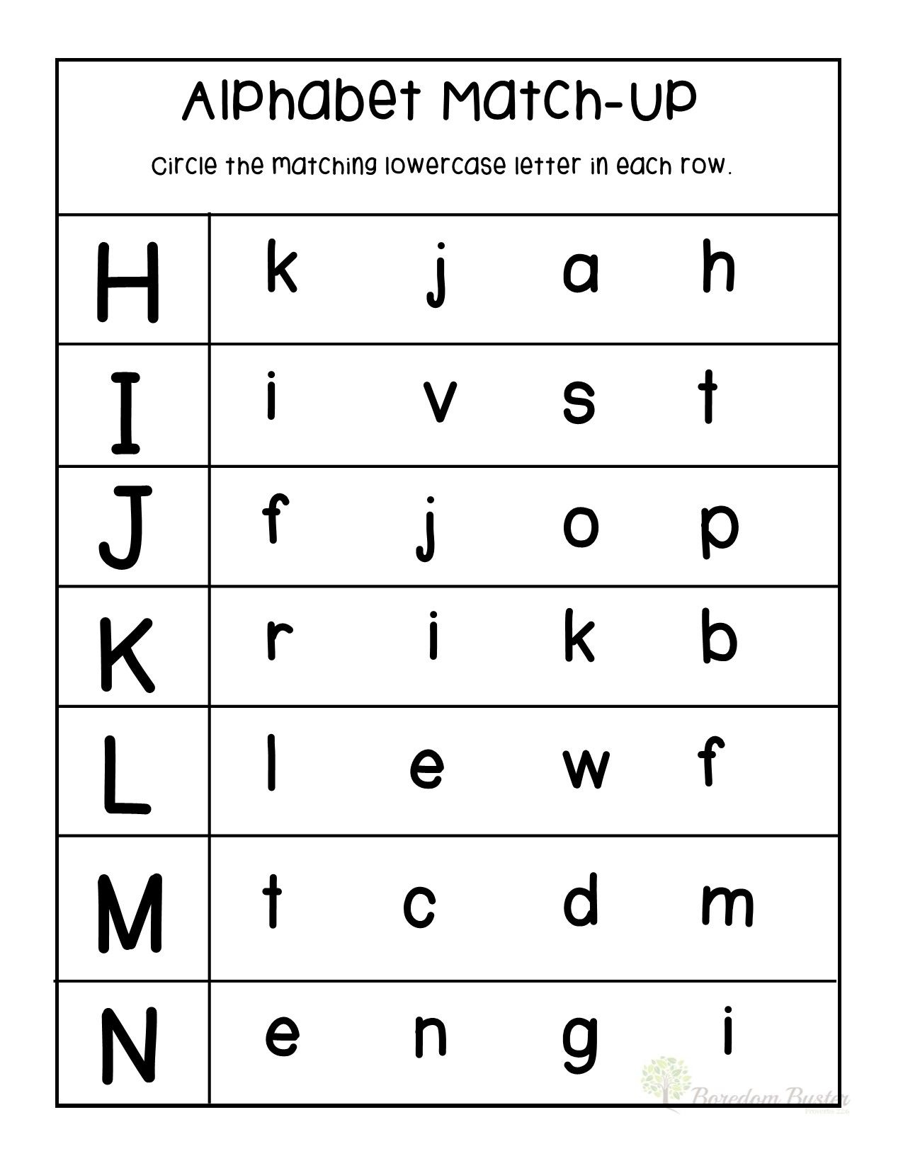 20 Learning Letters Kindergarten Printable Worksheets