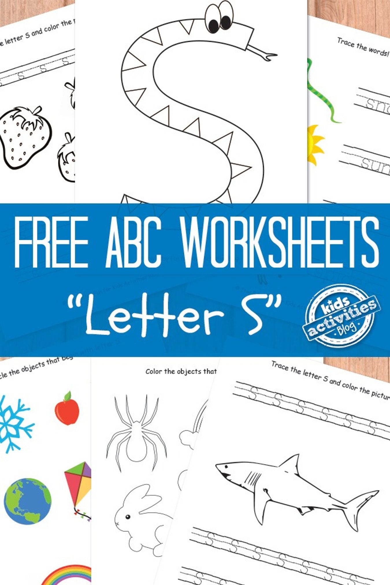 20 Learning Letters Kindergarten Printable Worksheets