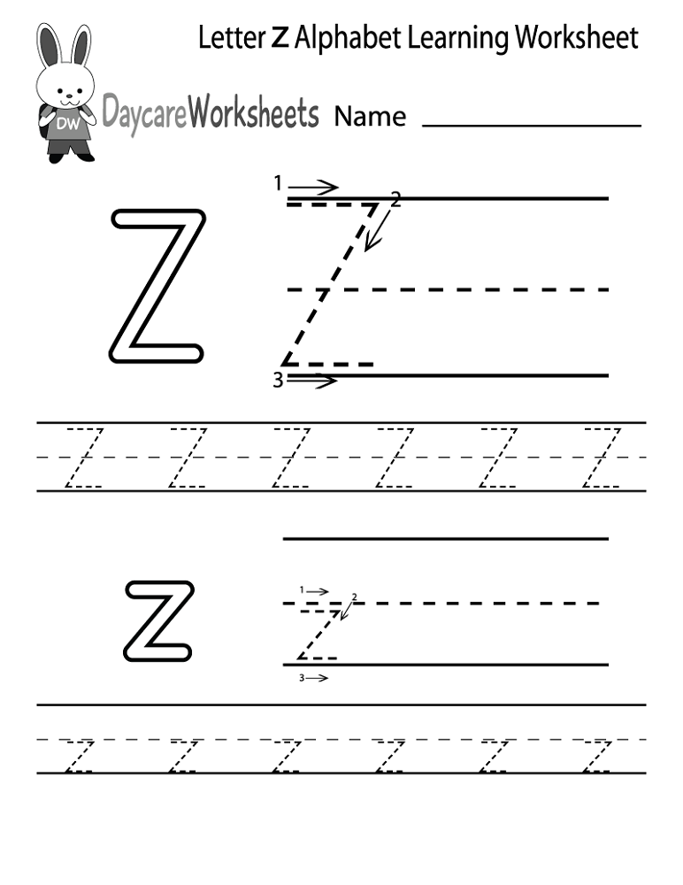 20 Learning Letters Kindergarten Printable Worksheets