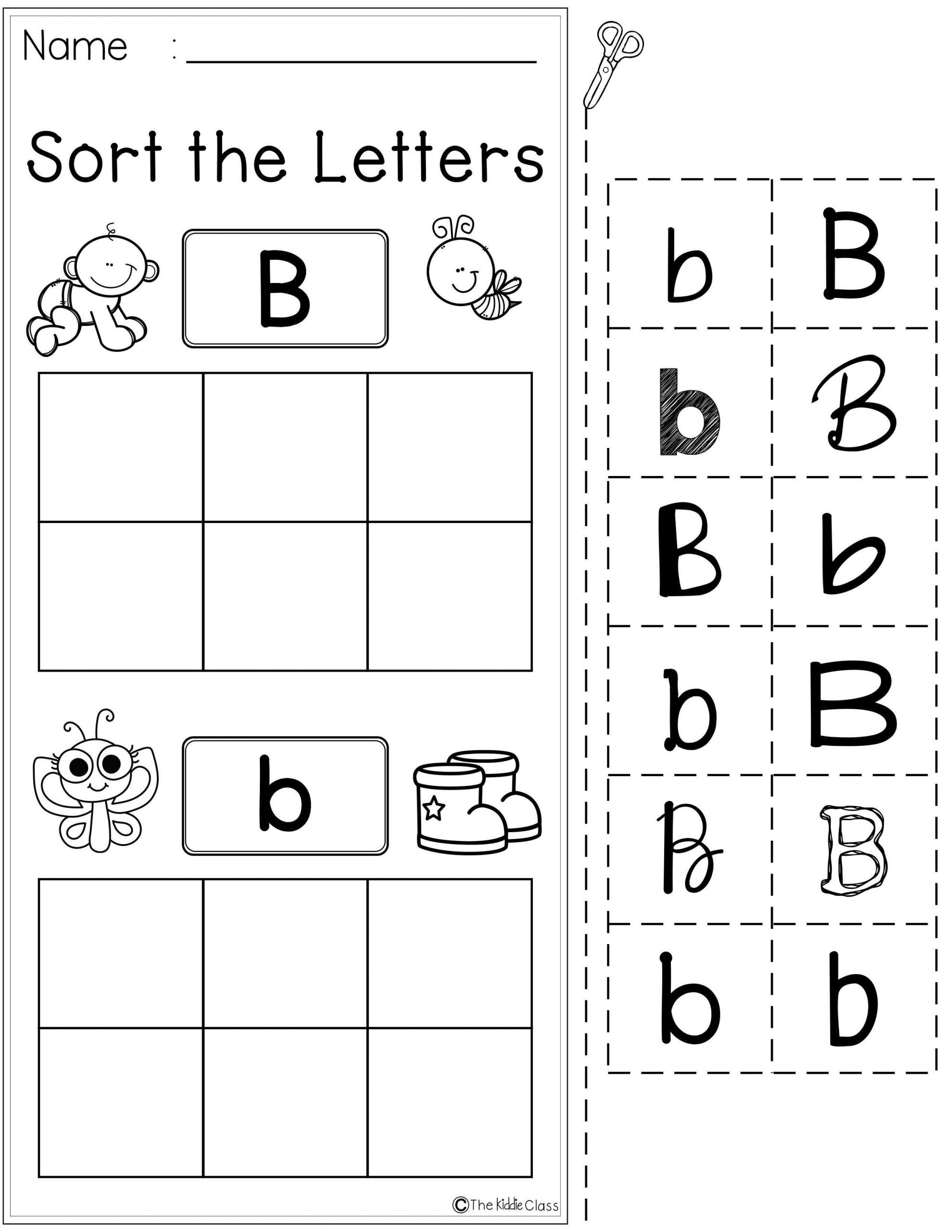 20 Learning Letters Kindergarten Printable Worksheets