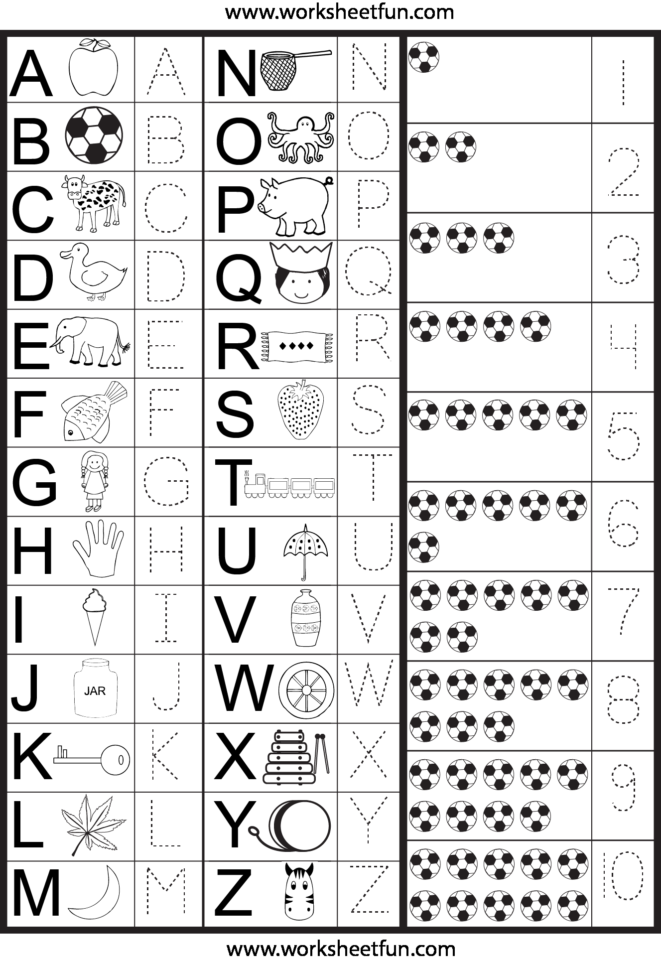 20 Learning Letters Kindergarten Printable Worksheets