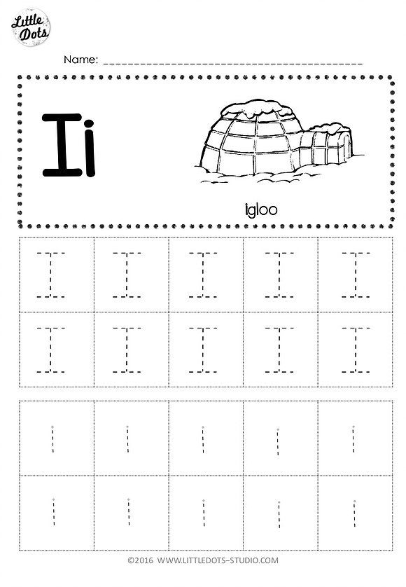 20 Letter Ii Worksheets For Kindergarten
