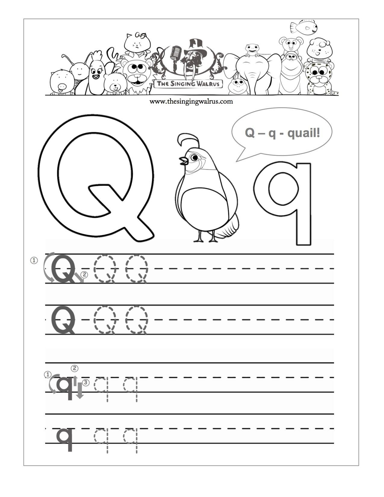 20 Letter Qq Worksheets For Kindergarten