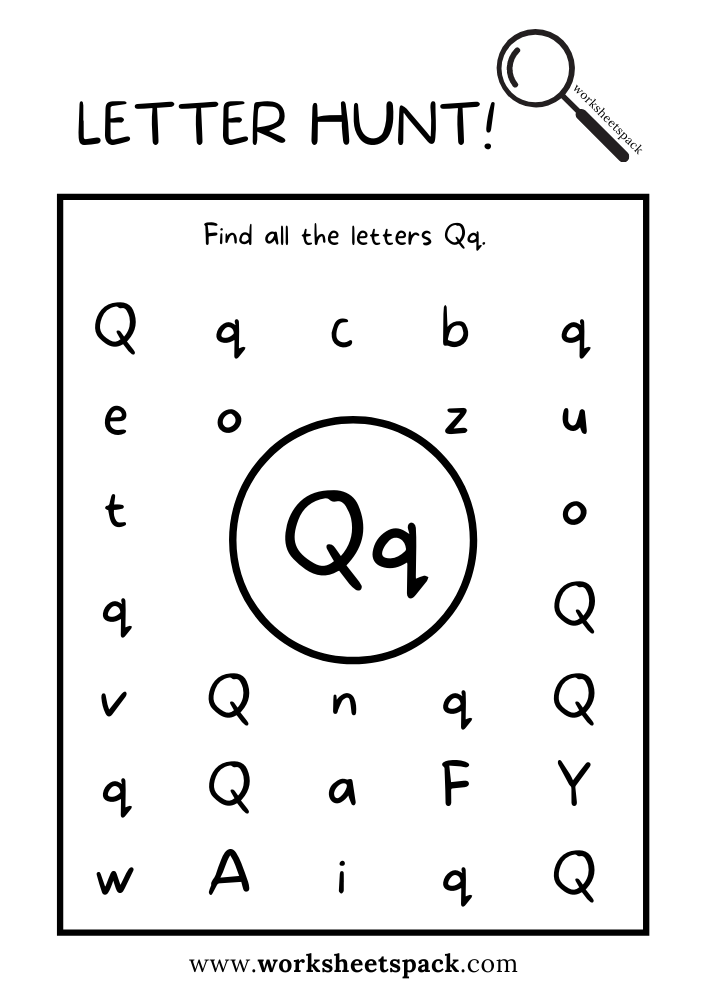 20 Letter Qq Worksheets For Kindergarten