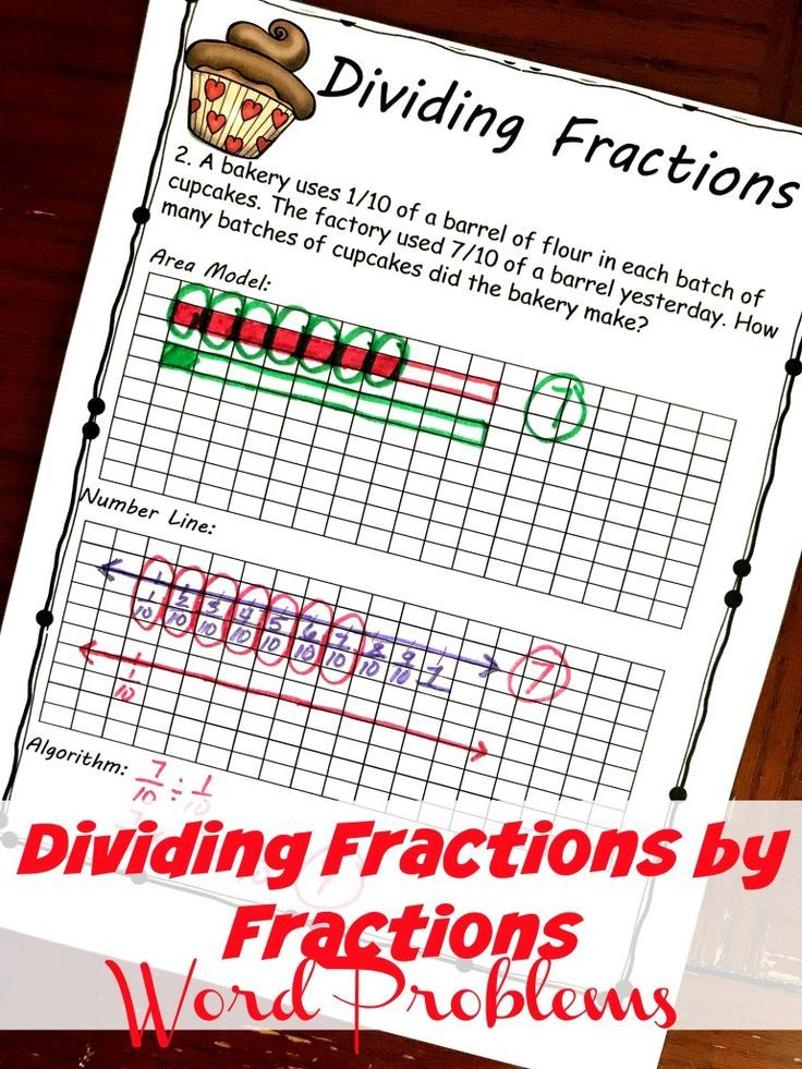 20 Math Worksheets Dividing Fractions