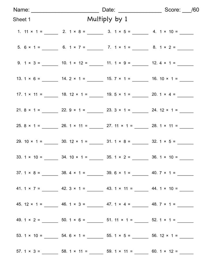 20 Multiplication Worksheets Grade 8