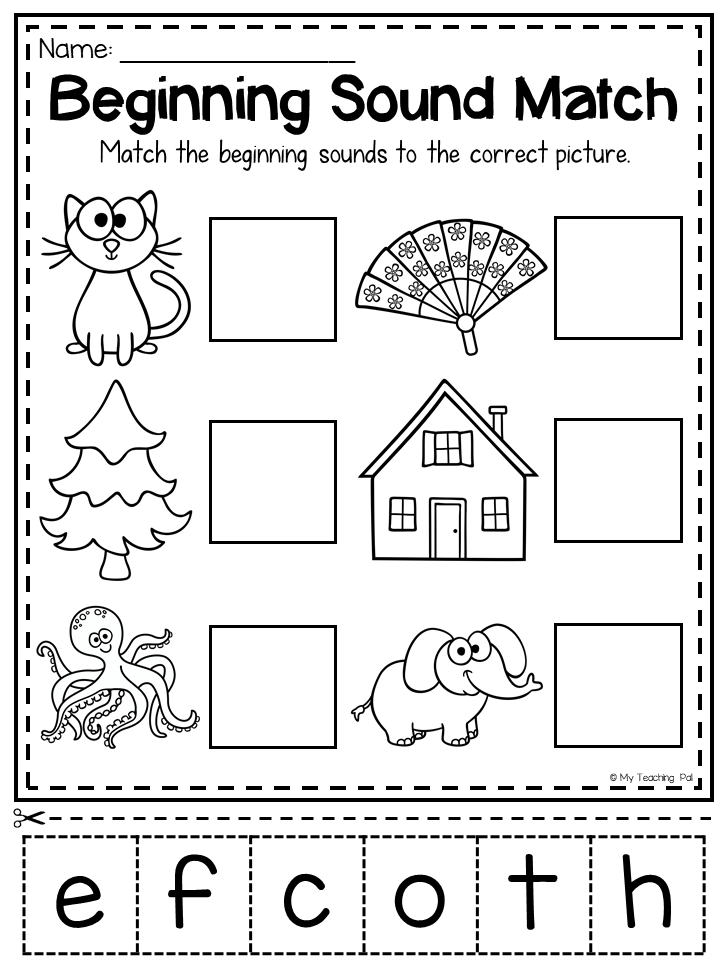 20 Phonics Reading Worksheets For Kindergarten