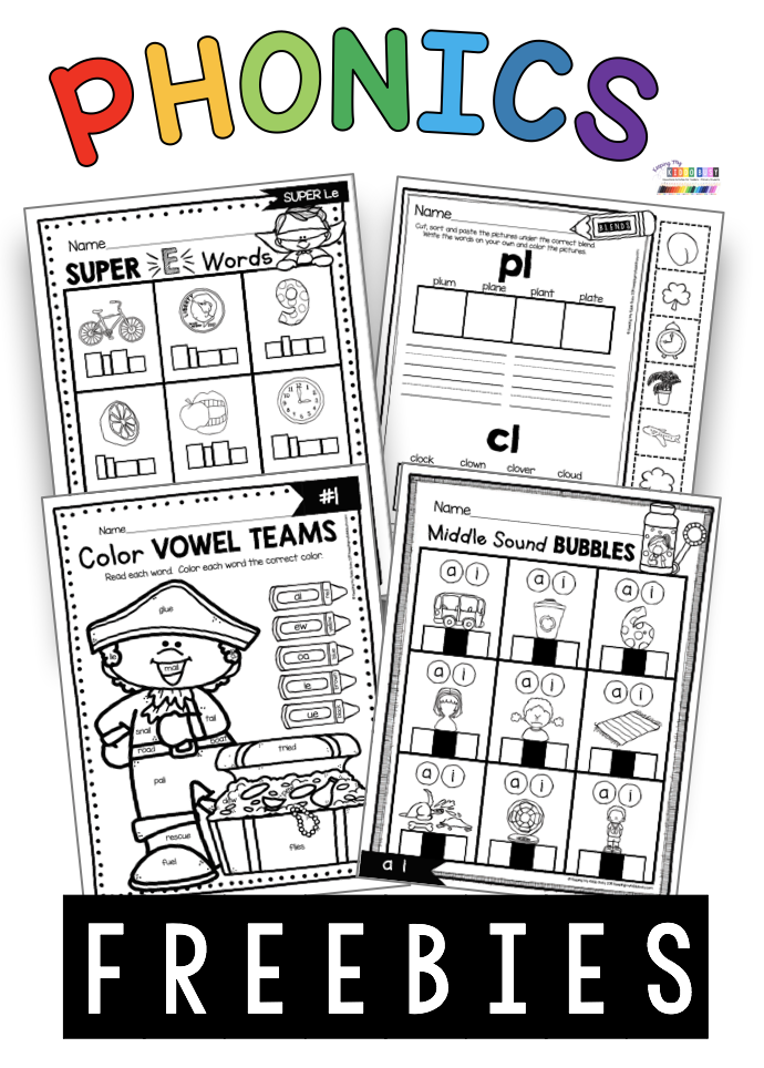 20 Phonics Reading Worksheets For Kindergarten