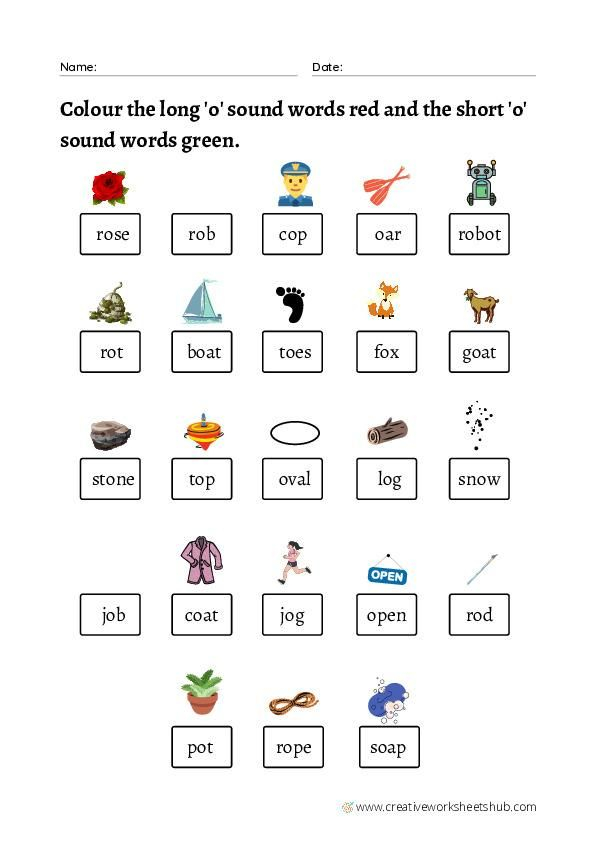 20 Phonics Reading Worksheets For Kindergarten