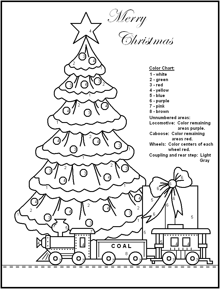 20 Read and Color Christmas Worksheet Download