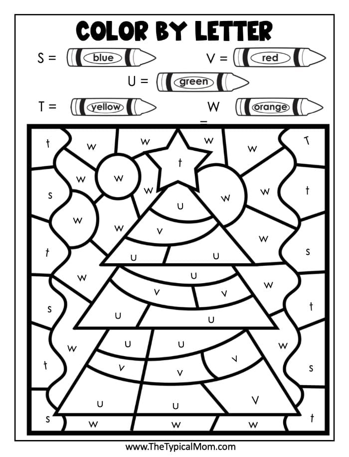 20 Read and Color Christmas Worksheet Download