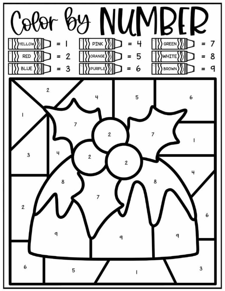 20 Read and Color Christmas Worksheet Download