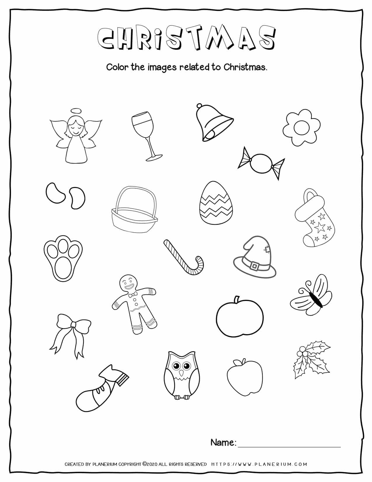 20 Read and Color Christmas Worksheet Download