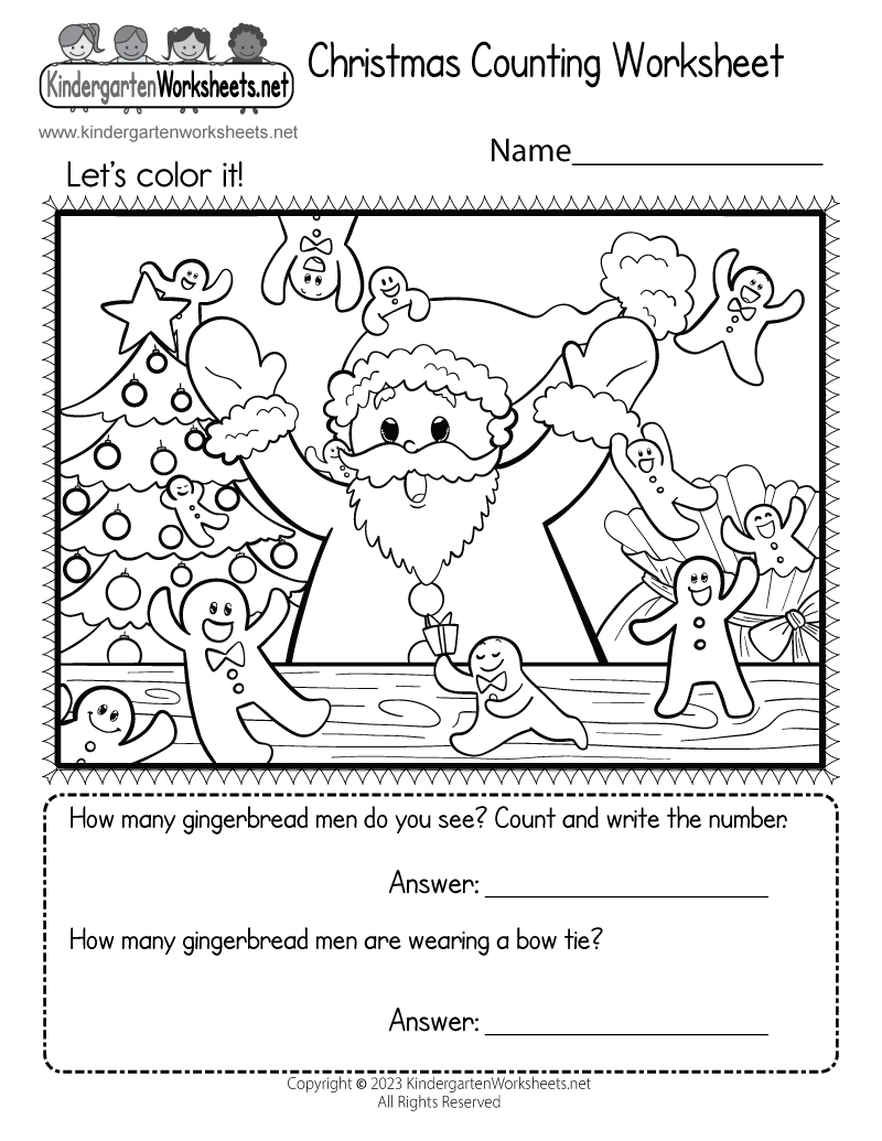 20 Read and Color Christmas Worksheet Download