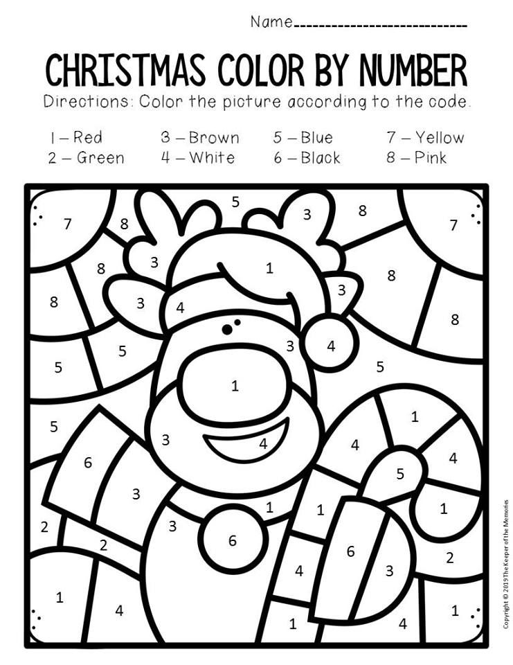 20 Read and Color Christmas Worksheet Free