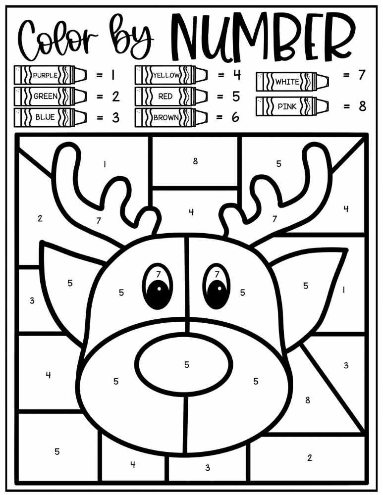 20 Read and Color Christmas Worksheet Free