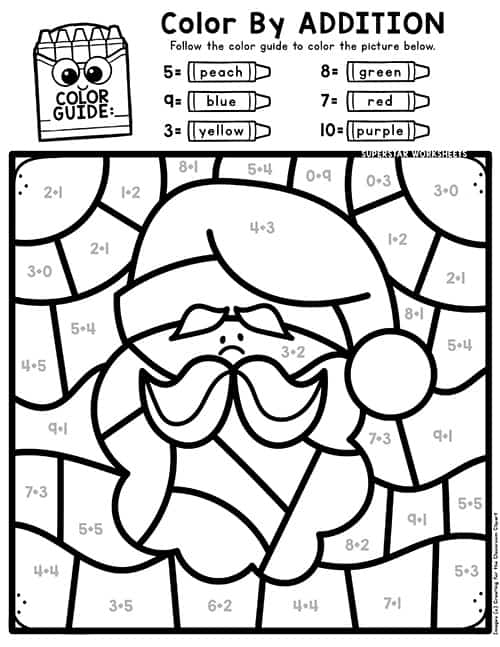 20 Read and Color Christmas Worksheet Free