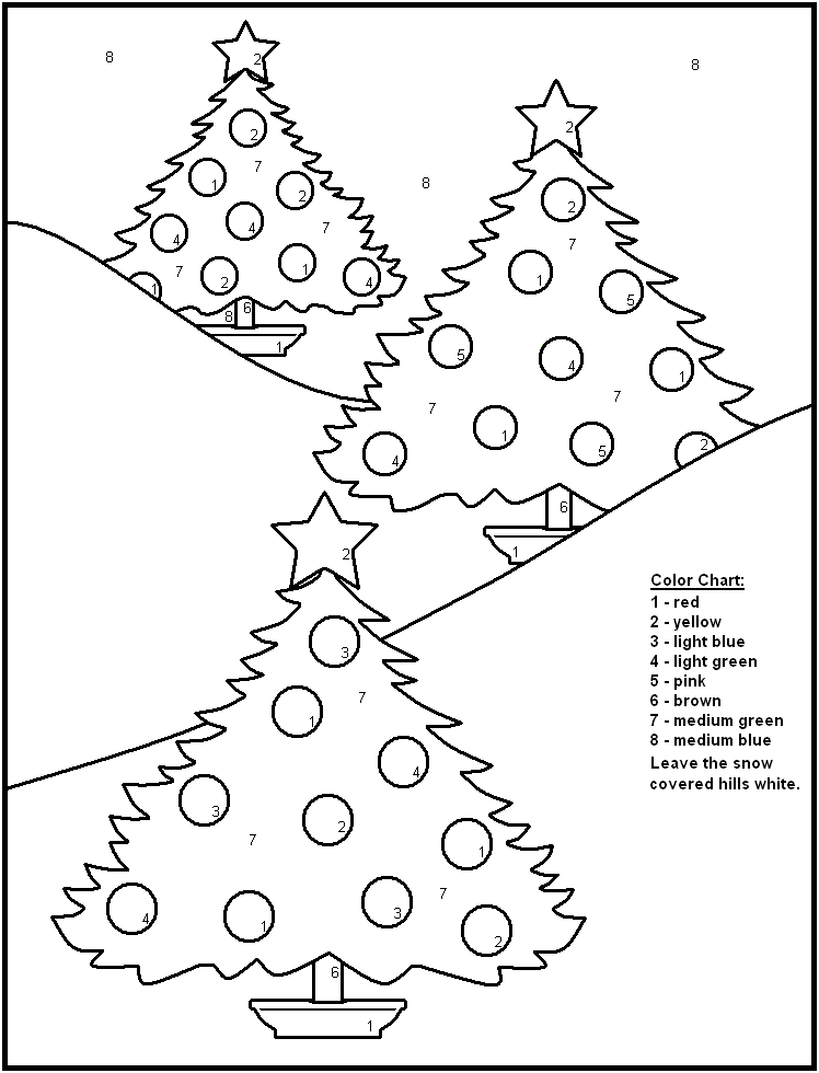 20 Read and Color Christmas Worksheet Pdf