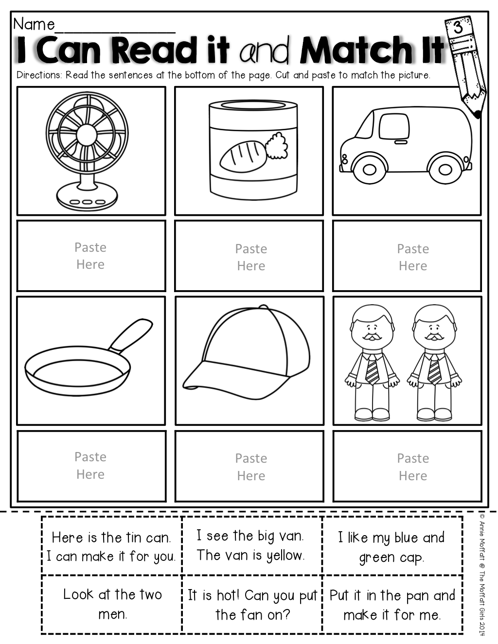 20 Reading Comprehension Worksheets Cut And Paste