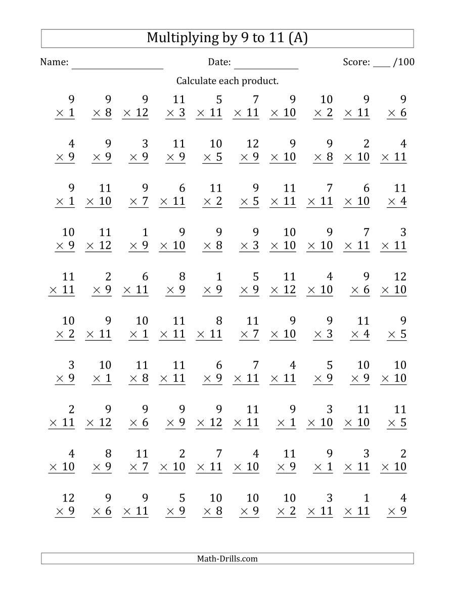 20 Touch Math Multiplication Worksheets