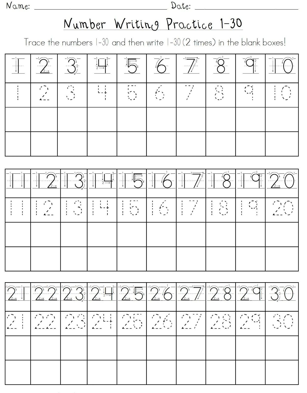 20 Worksheets For Kindergarten Number 6