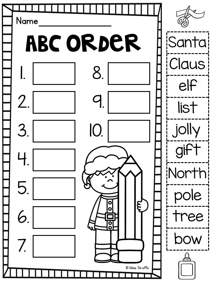 30 Christmas Worksheets for Kids 1st Grades Download