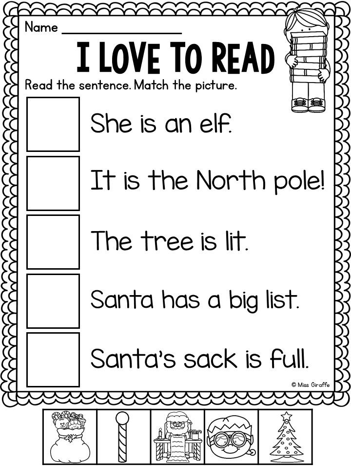 35 Christmas Worksheets for Kids 1st Grades Free